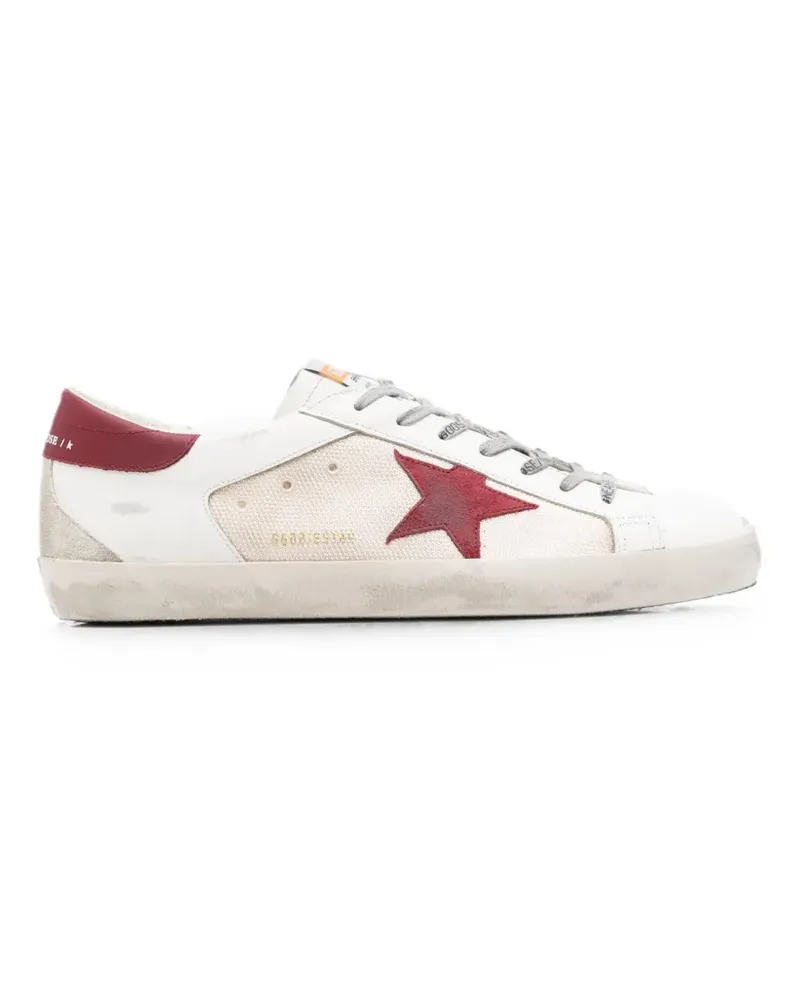 Golden Goose Super-Star distressed-effect sneakers - Weiß Weiß