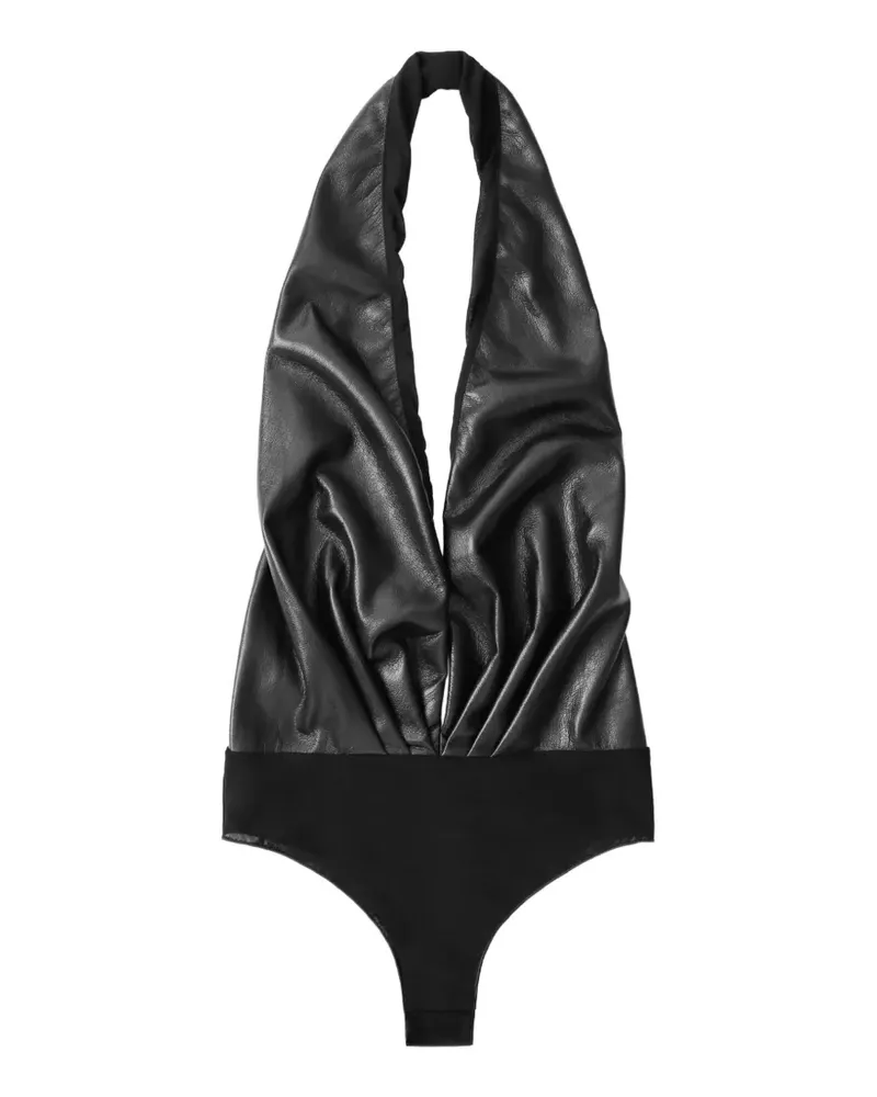 ANDAMANE Zendaya halterneck bodysuit - Schwarz Schwarz