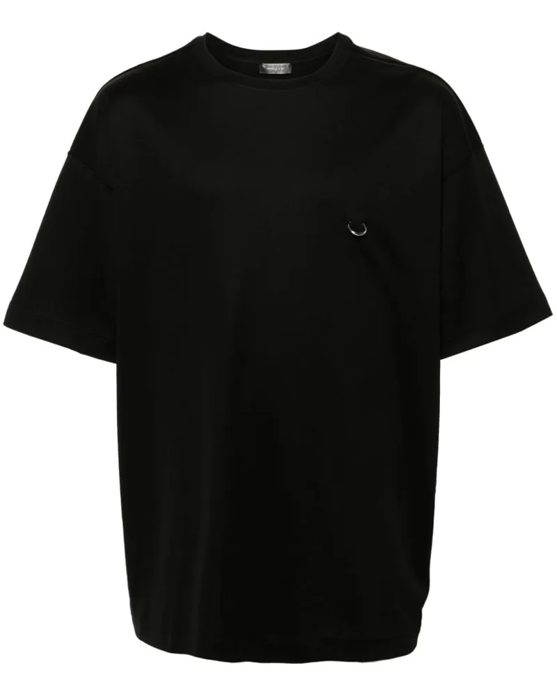 Thierry Mugler T-Shirt mit Piercing - Schwarz Schwarz