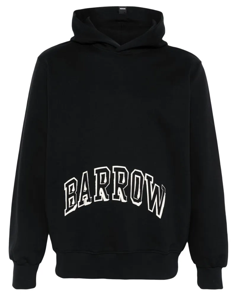 BARROW Hoodie mit Logo-Print Schwarz