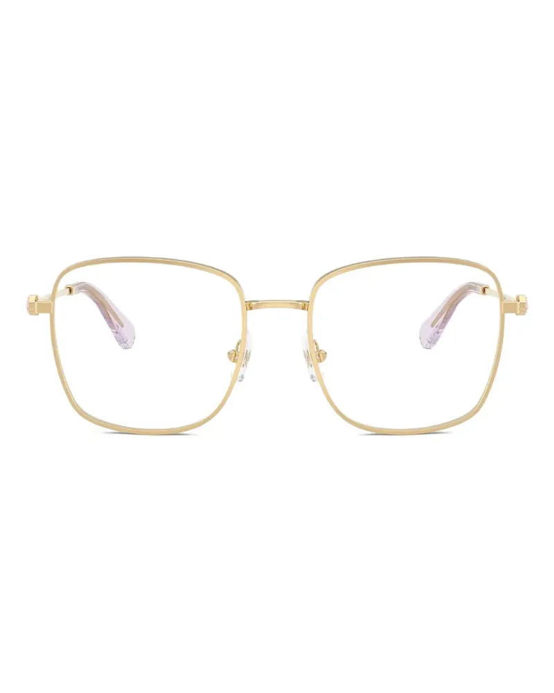 Swarovski Brille mit eckigem Gestell - Gold Gold
