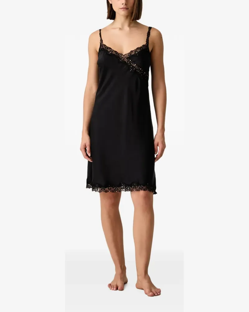 Chantelle Champs Elysees Camisole-Top mit Spitzenbesatz - Schwarz Schwarz