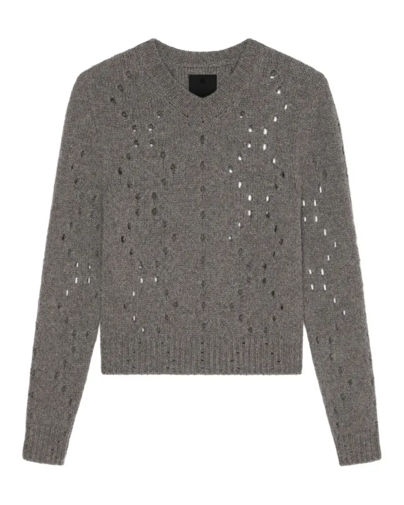 Givenchy V-neck sweater - Grau Grau