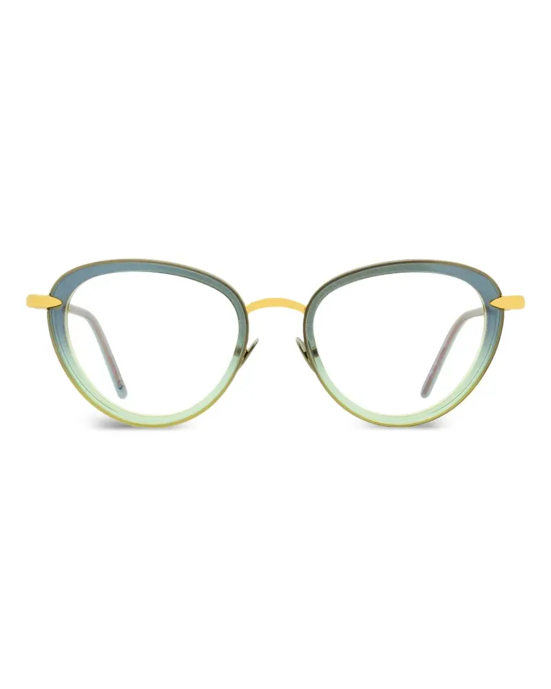 Pomellato Brille mit ovalem Gestell - Grün Grün