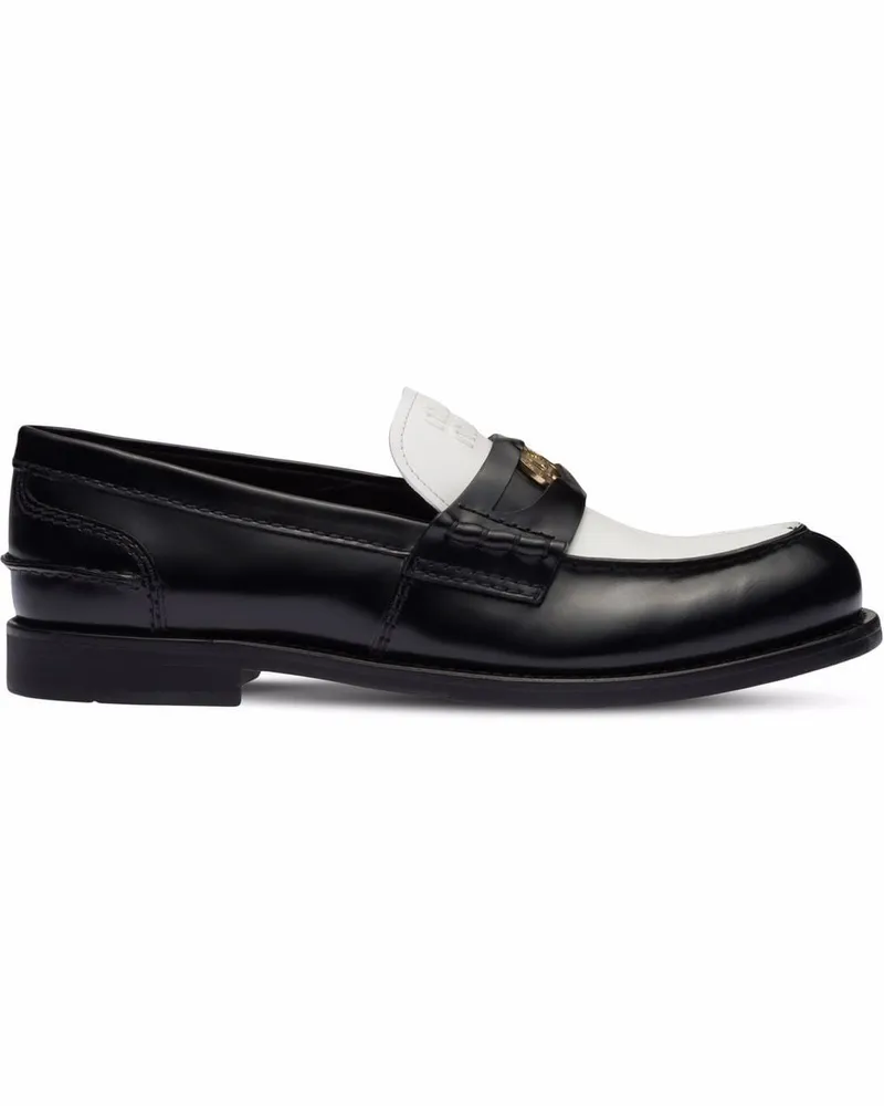 Miu Miu Klassische Penny-Loafer - Schwarz Schwarz
