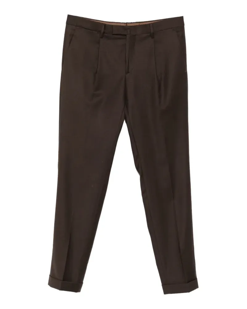Briglia 1949 Hose mit Bundfalten - Braun Braun