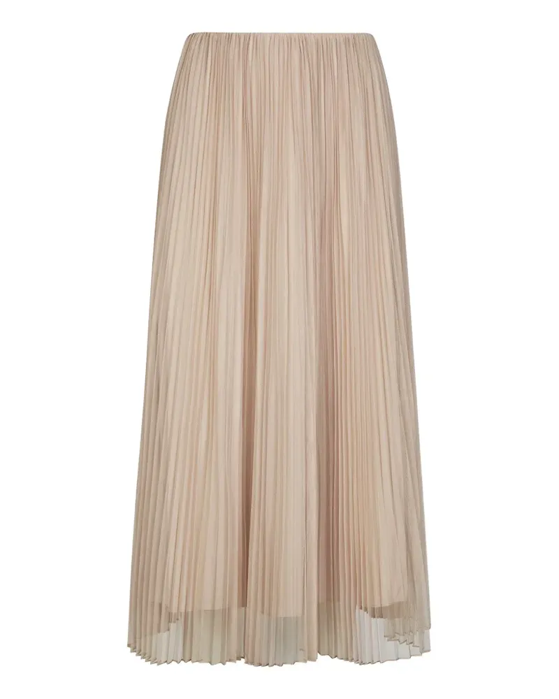 Max Mara pleated-design skirt - Nude Nude