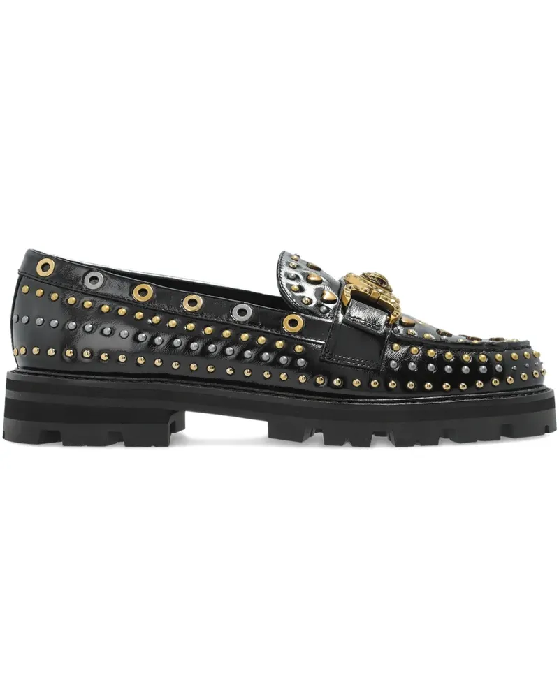 Kurt Geiger Mansion Loafer mit Nieten - Schwarz Schwarz