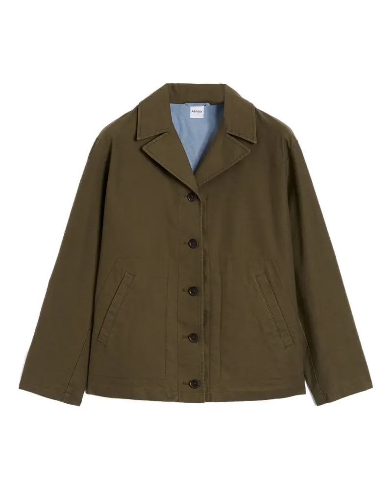 ASPESI button pocket jacket - Grün Grün