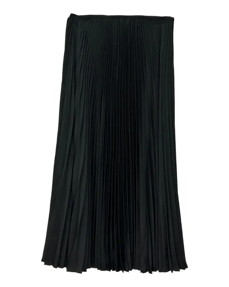 Joseph 2010s Abbot pleated midi skirt - Schwarz Schwarz