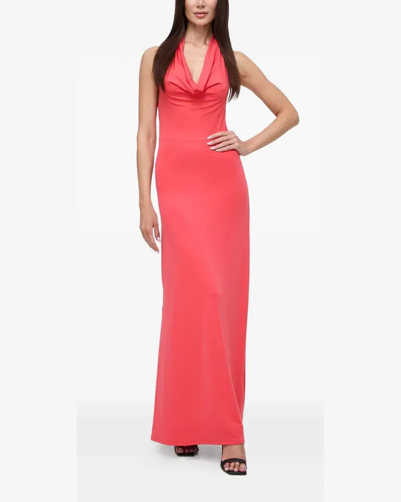 Guess halterneck open-back maxi dress - Rot Rot
