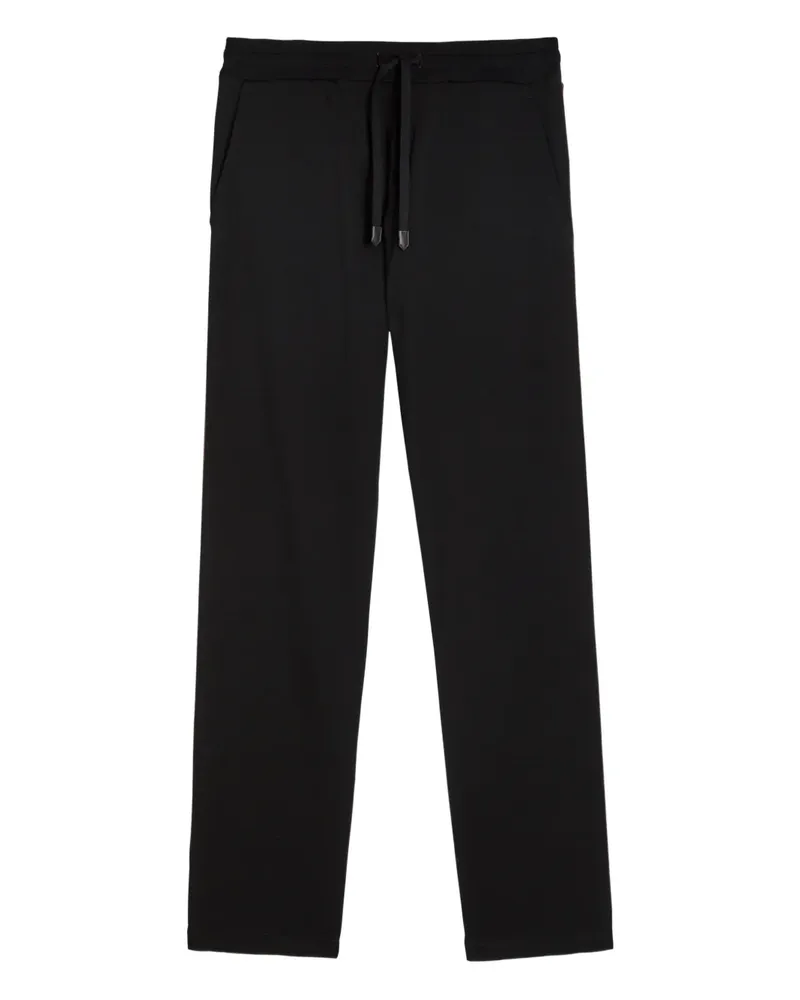 Canali drawstring wool trousers - Schwarz Schwarz