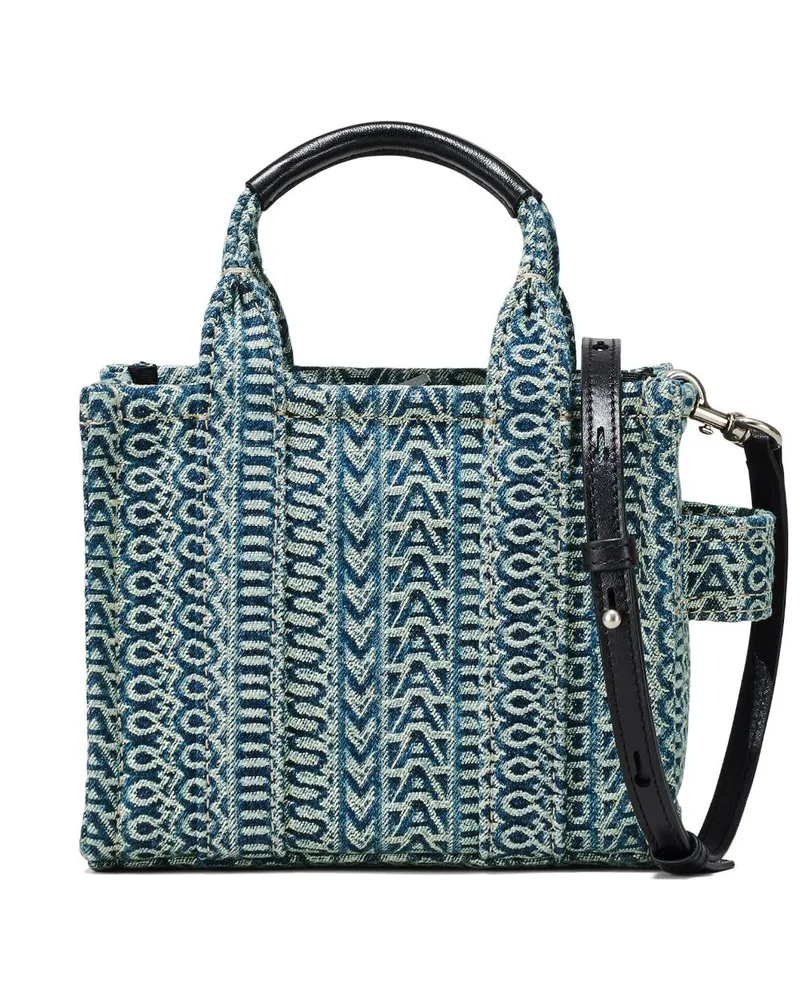 Marc Jacobs The Washed Monogram Crossbody Tote bag - Blau Blau