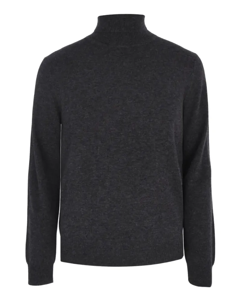 Corneliani Gestricktes Hemd mit Rollkragen - Grau Grau