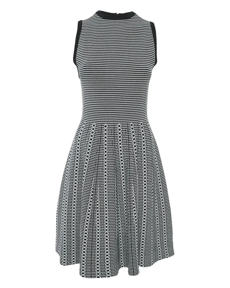 Alice + Olivia Ausgestelltes Minikleid - Schwarz Schwarz