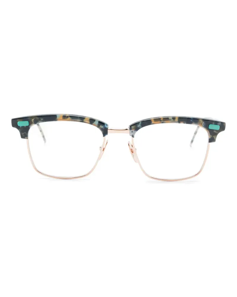Thom Browne Brille in Schildpattoptik - Blau Blau
