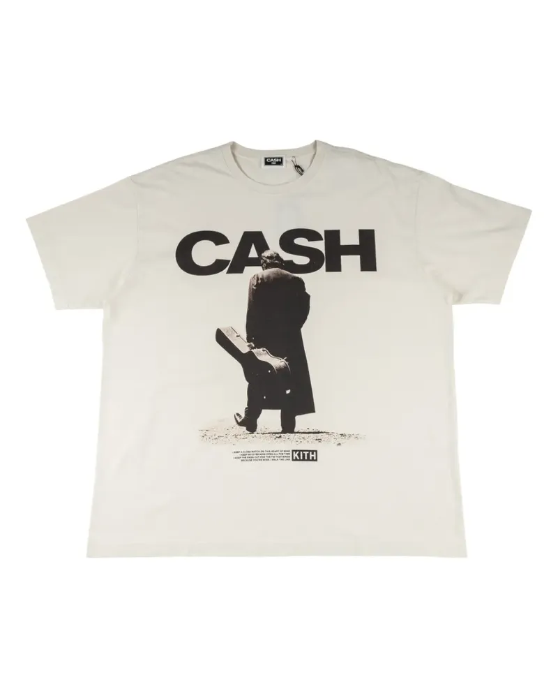 KITH x Johnny Cash Solo Desert T-shirt - Weiß Weiß