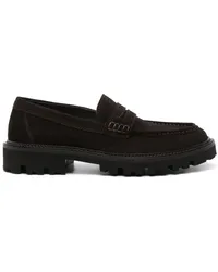 HUGO BOSS Loafer aus Wildleder Braun