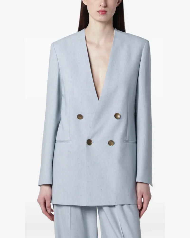 Alberta Ferretti double-breasted blazer - Blau Blau