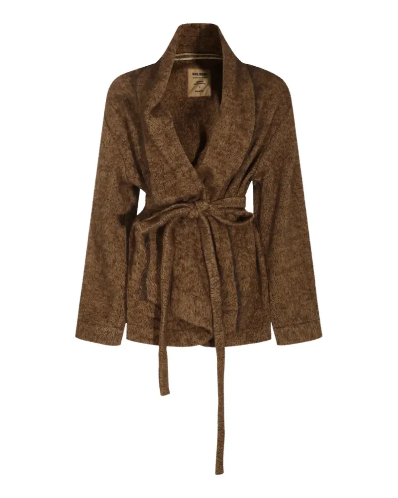 Uma Wang Cardigan mit Schalkragen - Braun Braun