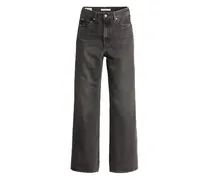 Ripcage Wide-Leg-Jeans - Schwarz