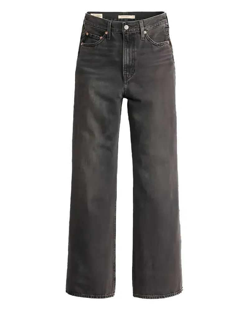 Levi's Ripcage Wide-Leg-Jeans - Schwarz Schwarz
