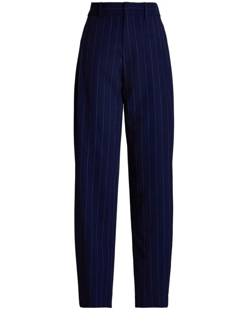 Ralph Lauren Halbhohe Cassidy Hose - Blau Blau