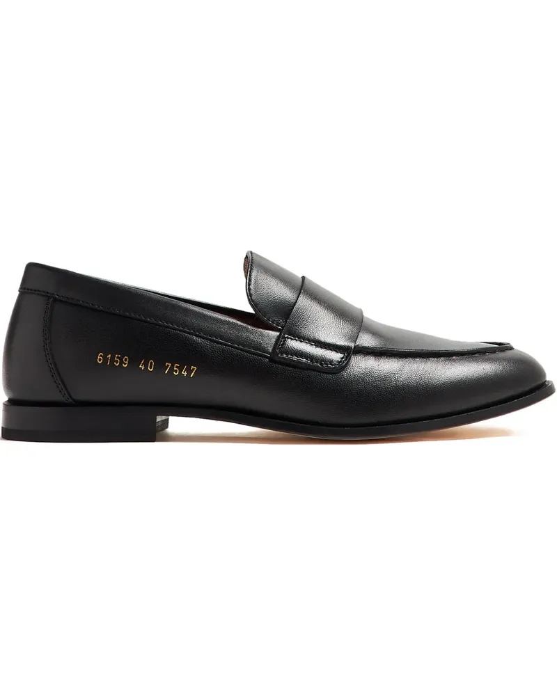 Common Projects Klassische Loafer - Schwarz Schwarz
