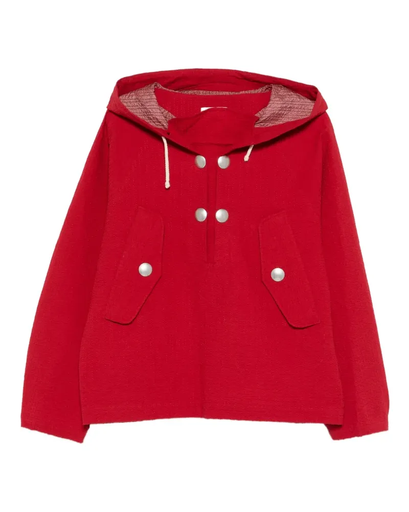 Craig Green Hoodie mit Vordertasche - Rot Rot