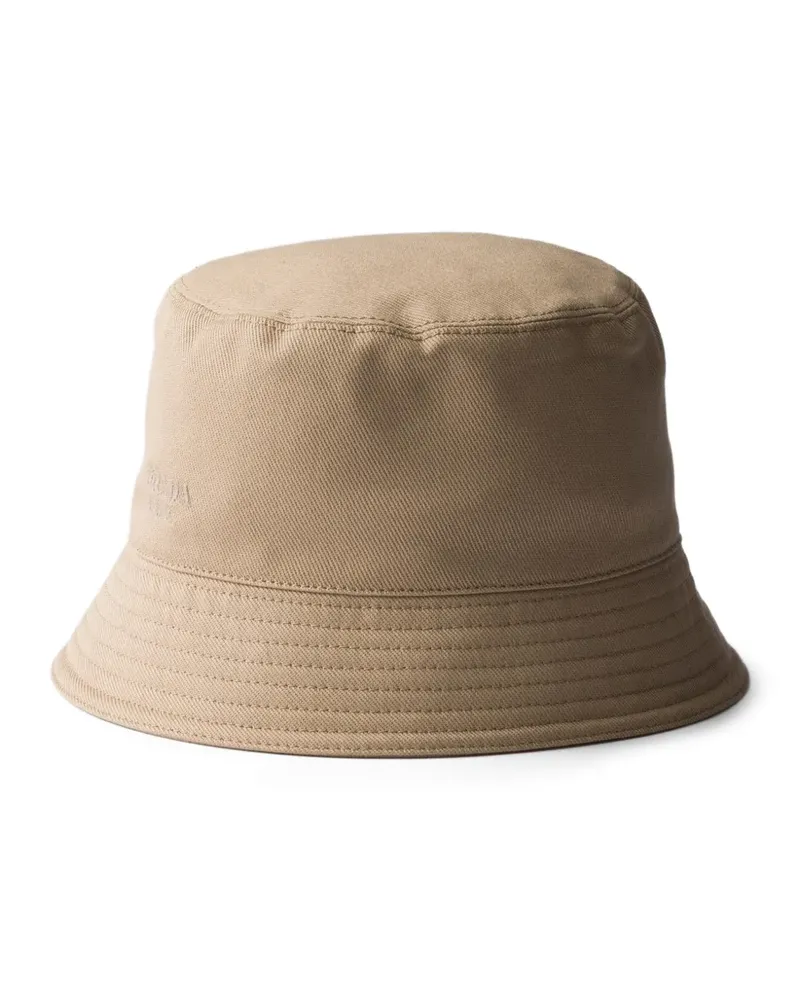 Prada Drill Fischerhut - Nude Nude