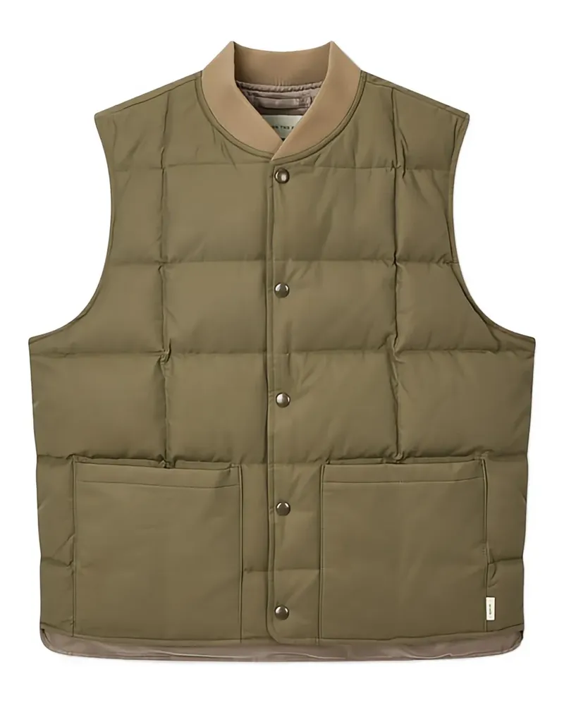 ManOnTheBoon quilted duck-down vest - Grün Grün