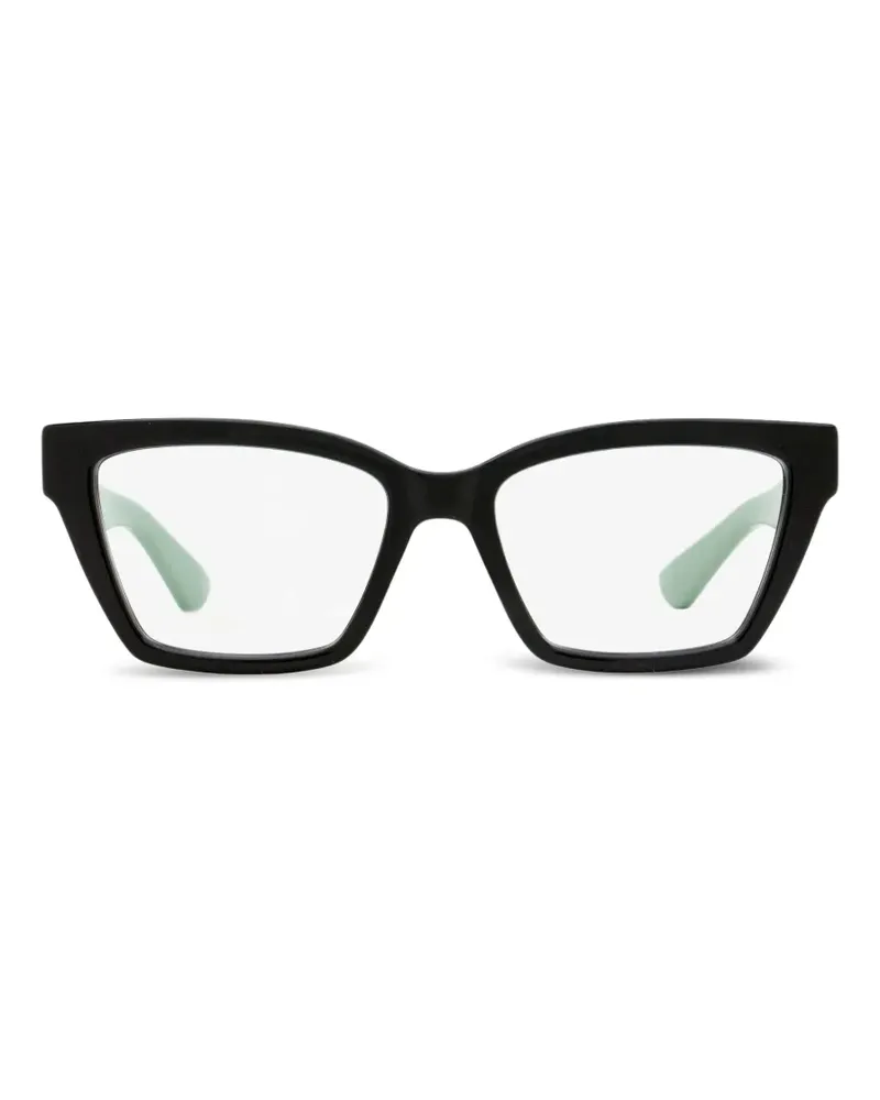 Gucci Klassische Cat-Eye-Brille - Schwarz Schwarz