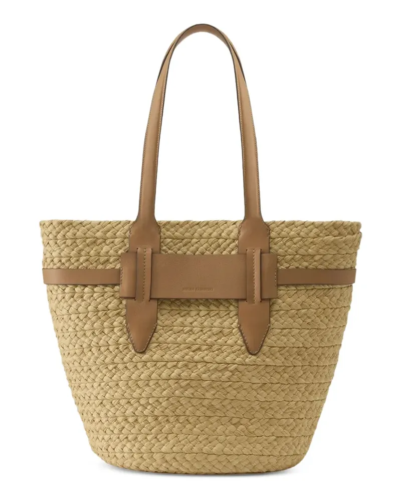 Helen Kaminski Tote Bag aus gewebtem Bast - Nude Nude
