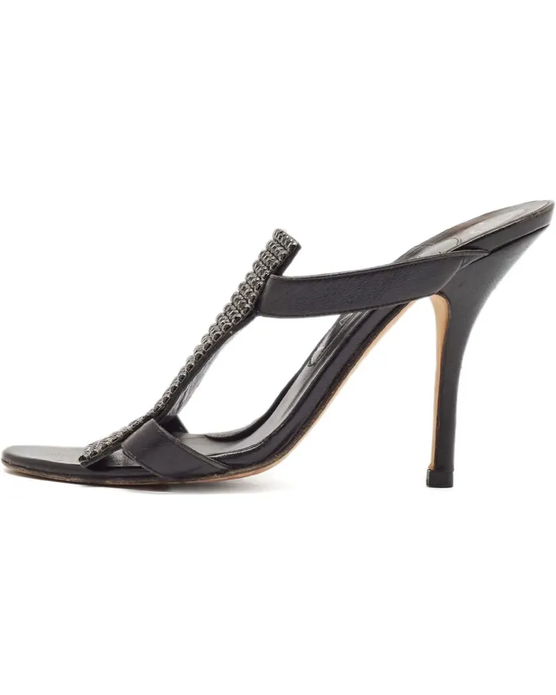 Gina Verzierte Sandalen 105mm - Schwarz Schwarz