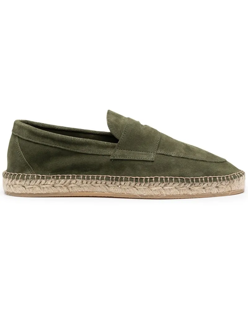 Scarosso Diego Espadrilles aus Wildleder - Grün Grün