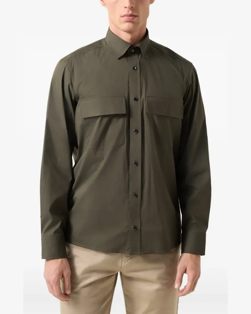 Bogner Button-down-Hemd mit Klappentasche - Grün Grün
