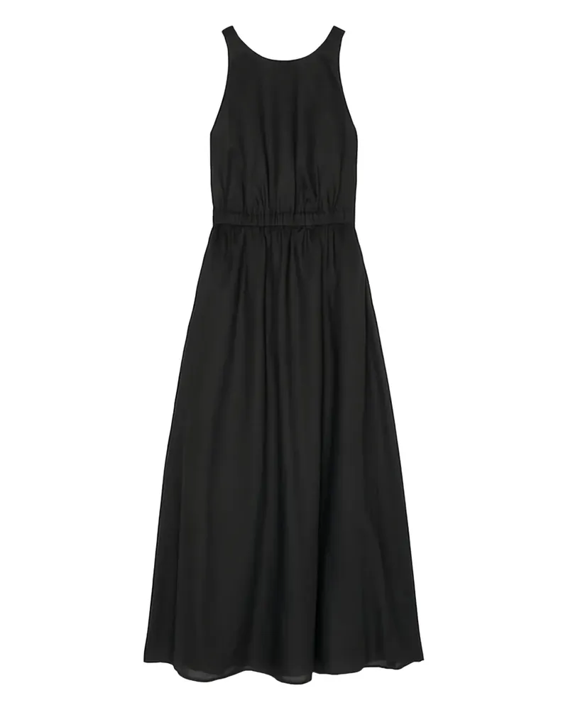 Marc O'Polo Ärmelloses Maxileid mit Raffungen - Schwarz Schwarz