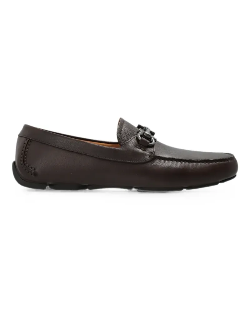 Ferragamo Parigi New leather loafers - Braun Braun