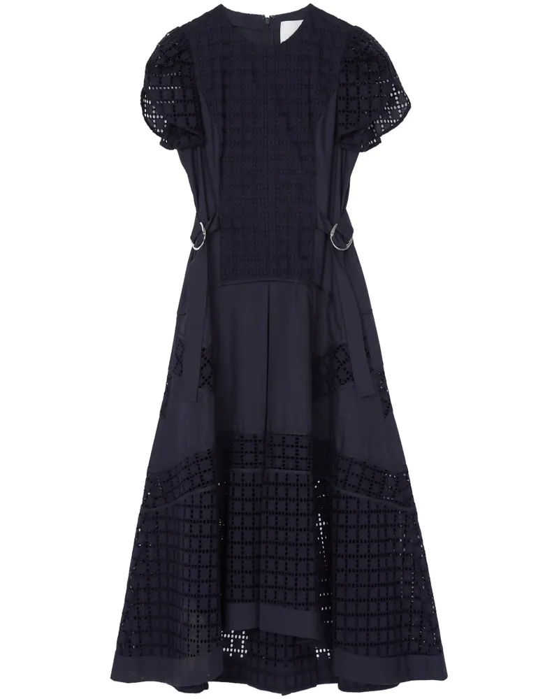 3.1 phillip lim Kleid mit Lochstickerei - Blau Blau