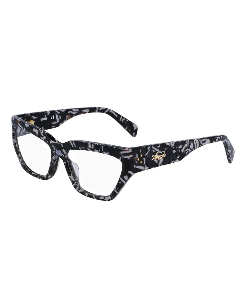 Liu Jo Brille mit Logo - Schwarz Schwarz