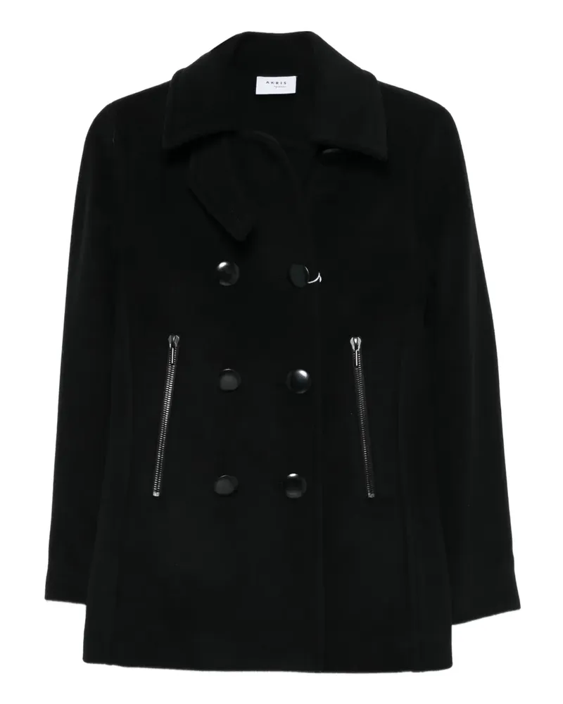 Akris double-breasted jacket - Schwarz Schwarz