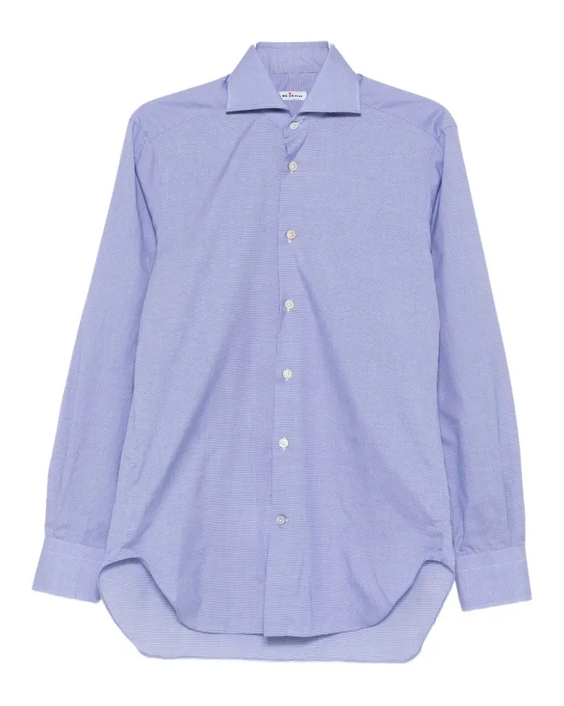 Kiton button-up shirt - Blau Blau