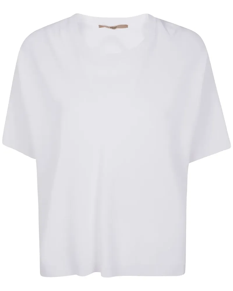 Nuur Gestricktes T-Shirt - Weiß Weiß