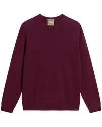 Woolrich Kaschmirpullover mit rundem Ausschnitt Rot