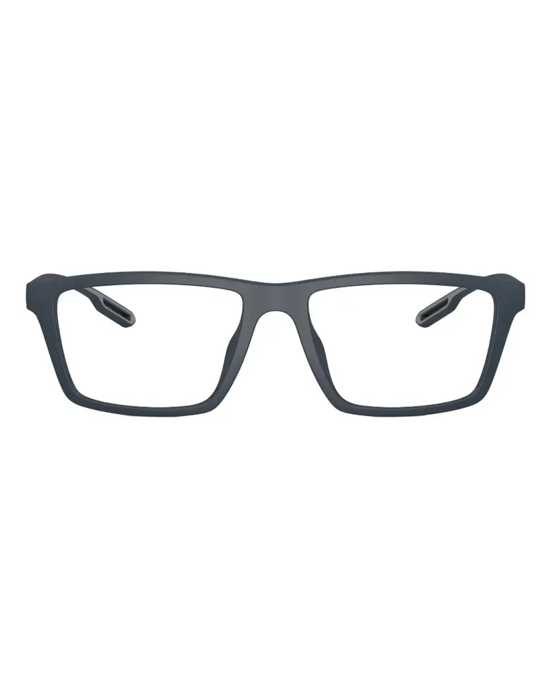 Emporio Armani Sonnenbrille mit eckigem Gestell - Blau Blau
