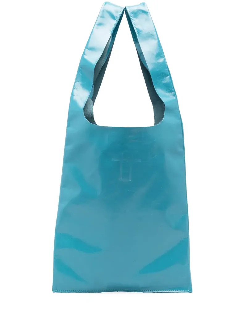 forte_forte Handtasche aus Leder - Blau Blau