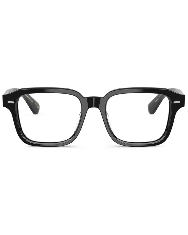 Oliver Peoples Errisson Brille mit eckigem Gestell - Schwarz Schwarz
