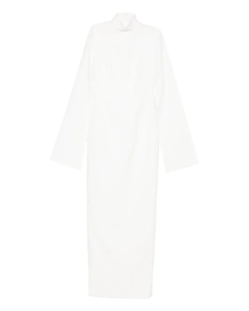 Solace London Langärmeliges The Josefine Maxikleid - Weiß Weiß