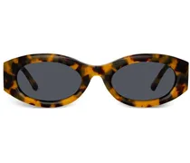 Ovale Berta Sonnenbrille in Schildpattoptik