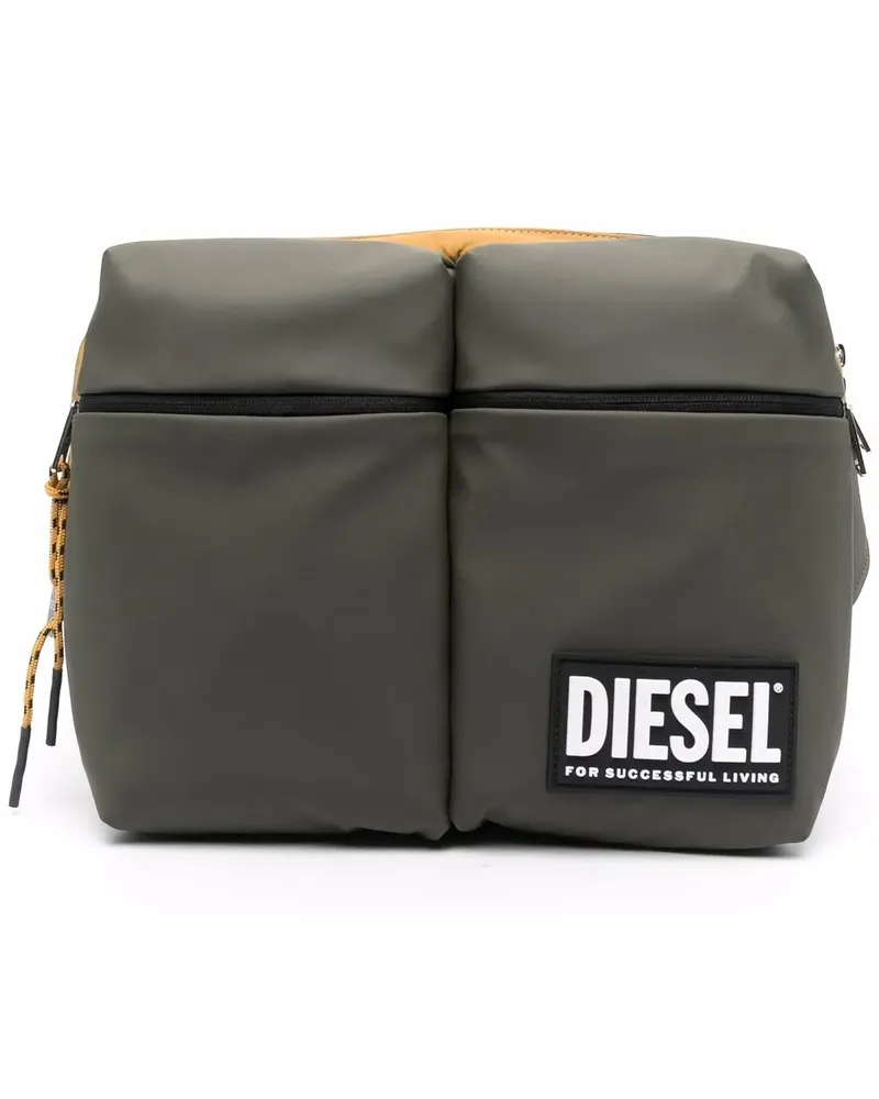 Diesel Wandelbare Crosyo Schultertasche - Grün Grün
